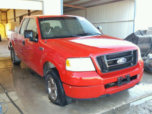 1FTRX12W95KC86369 - 2005 FORD F150 RED photo 1