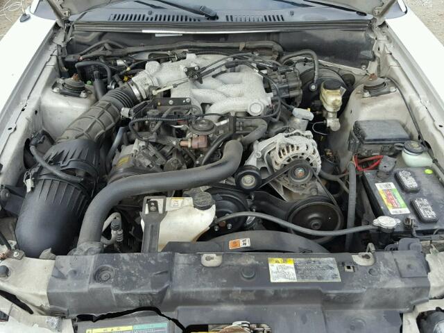 1FAFP446X4F187591 - 2004 FORD MUSTANG SILVER photo 7