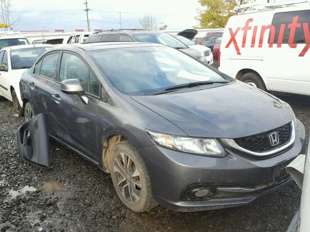 2HGFB2F94DH507654 - 2013 HONDA CIVIC EXL 灰色 照片 1