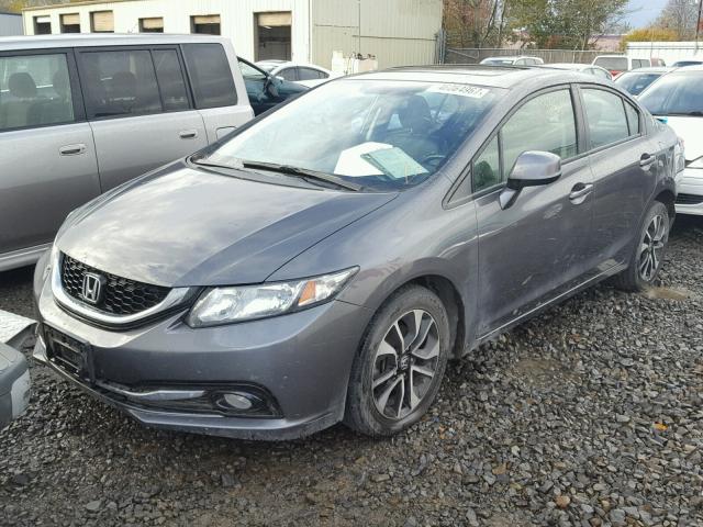 2HGFB2F94DH507654 - 2013 HONDA CIVIC EXL 灰色 照片 2