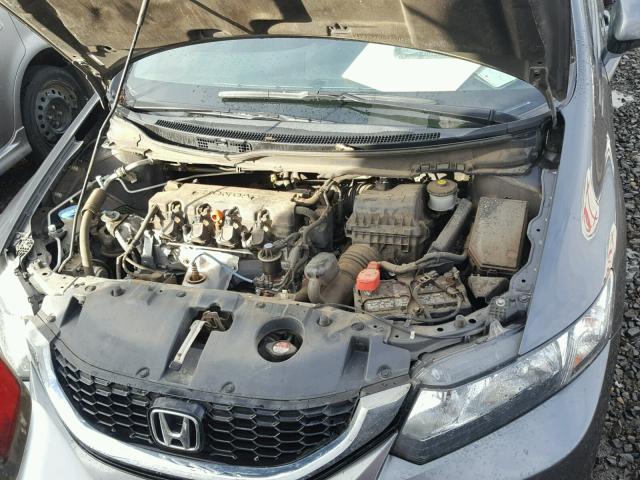 2HGFB2F94DH507654 - 2013 HONDA CIVIC EXL 灰色 照片 7