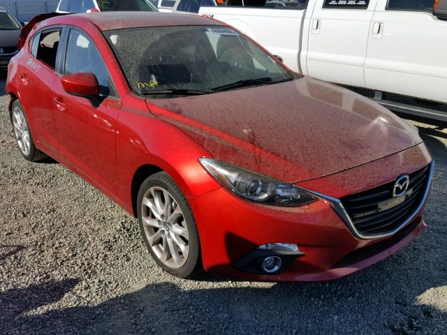 JM1BM1L39F1236531 - 2015 MAZDA 3 TOURING RED photo 1