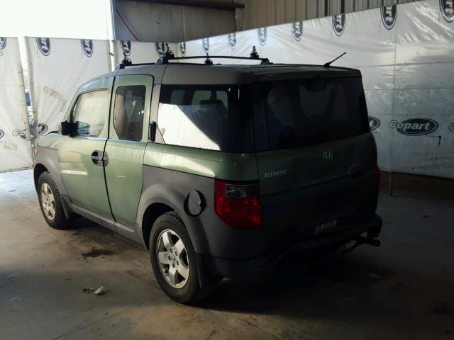 5J6YH28534L016781 - 2004 HONDA ELEMENT EX GREEN photo 3