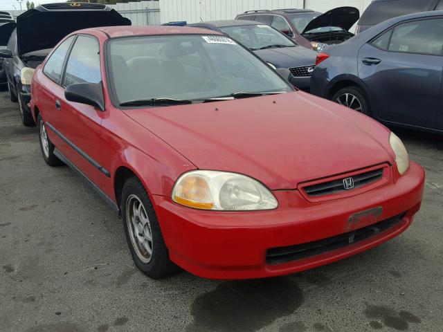 1HGEJ7124VL038950 - 1997 HONDA CIVIC HX RED photo 1