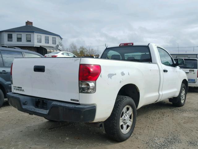 5TFLU521X7X002845 - 2007 TOYOTA TUNDRA WHITE photo 4