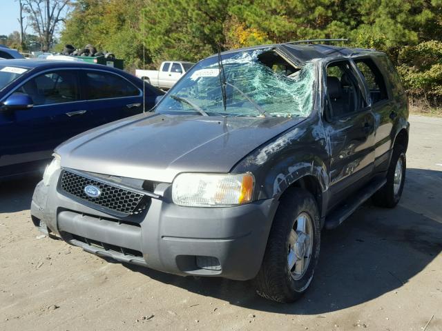 1FMYU011X2KD53945 - 2002 FORD ESCAPE XLS GRAY photo 2