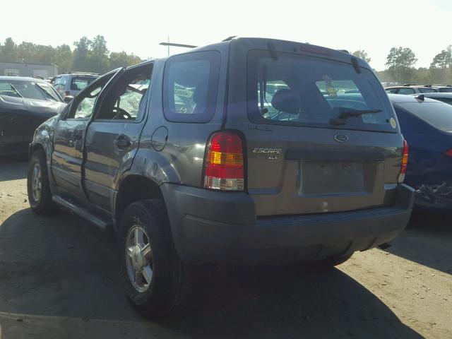 1FMYU011X2KD53945 - 2002 FORD ESCAPE XLS GRAY photo 3