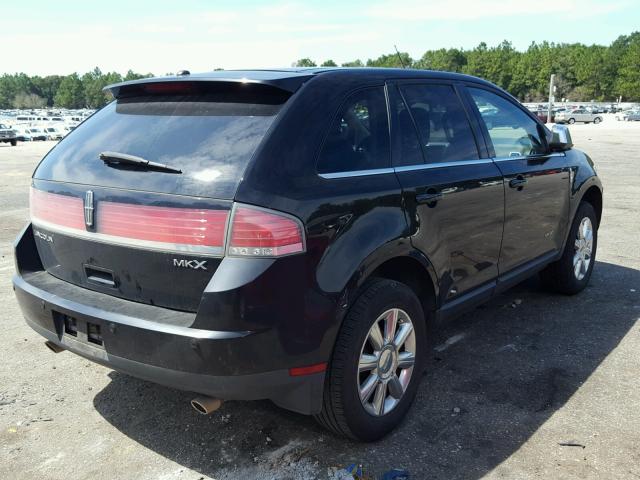 2LMDU68C98BJ26469 - 2008 LINCOLN MKX BLACK photo 4