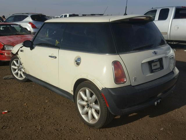 WMWRE33404TD86884 - 2004 MINI COOPER CREAM photo 3