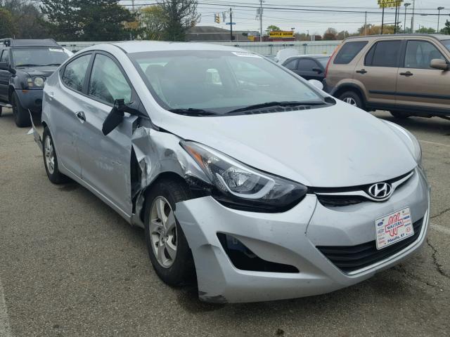 5NPDH4AE7EH525420 - 2014 HYUNDAI ELANTRA SE SILVER photo 1