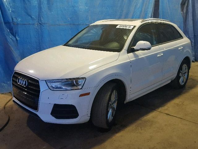 WA1BCCFS0HR015223 - 2017 AUDI Q3 PREMIUM WHITE photo 2