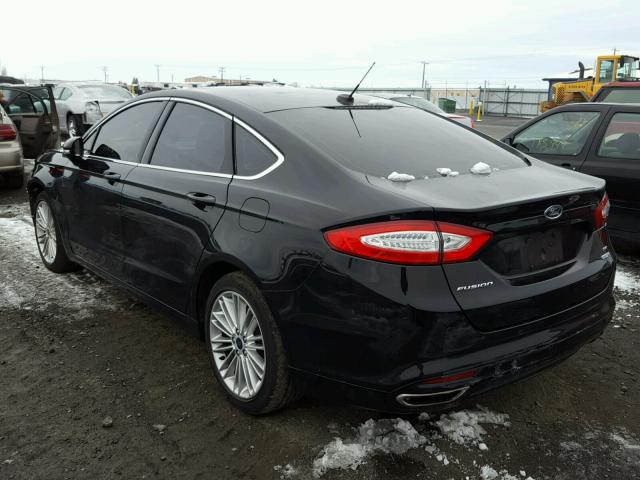 3FA6P0T97GR264476 - 2016 FORD FUSION SE BLACK photo 3