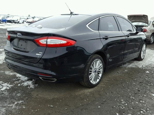 3FA6P0T97GR264476 - 2016 FORD FUSION SE BLACK photo 4