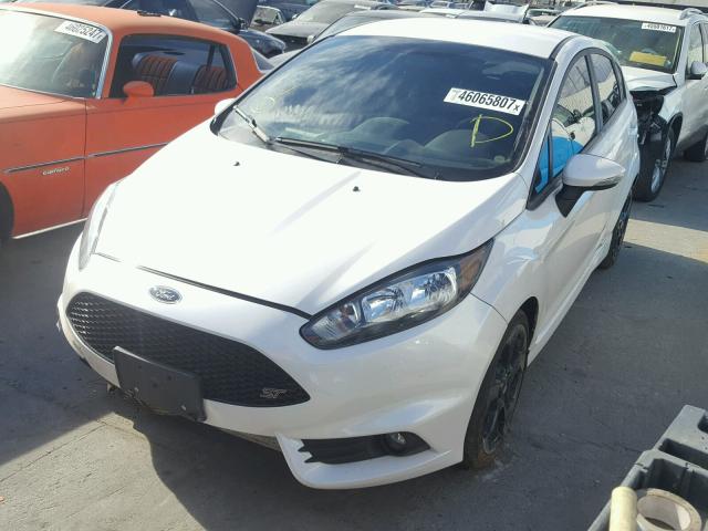 3FADP4GX1GM154690 - 2016 FORD FIESTA ST WHITE photo 2