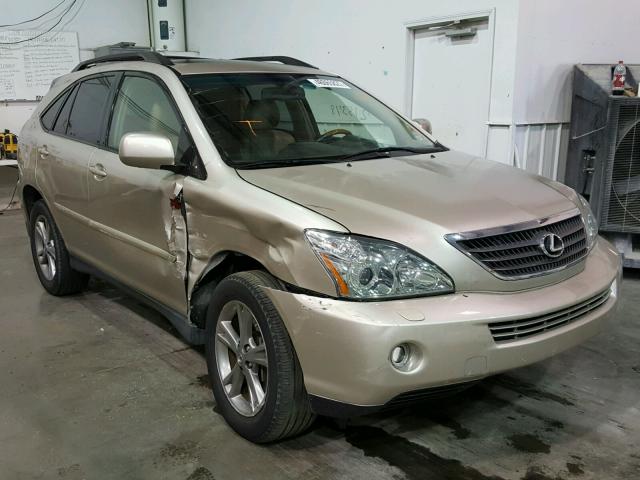 JTJGW31U672003609 - 2007 LEXUS RX 400H GOLD photo 1