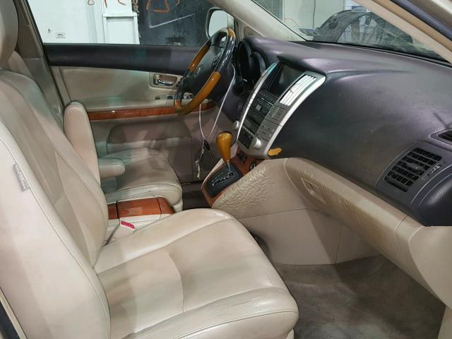 JTJGW31U672003609 - 2007 LEXUS RX 400H GOLD photo 5