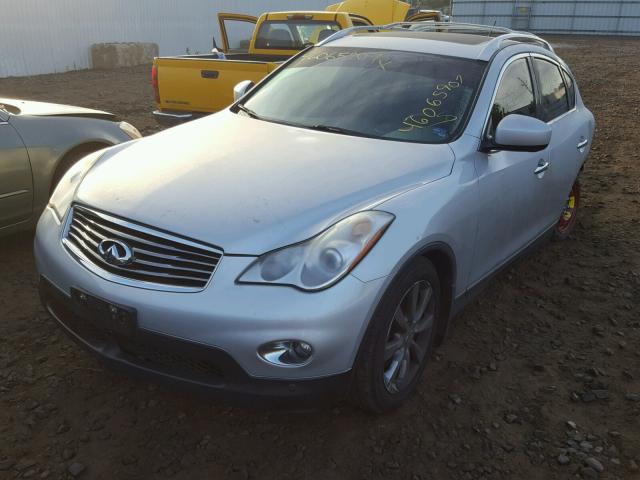 JN1AJ0HR3BM854418 - 2011 INFINITI EX35 BASE SILVER photo 2