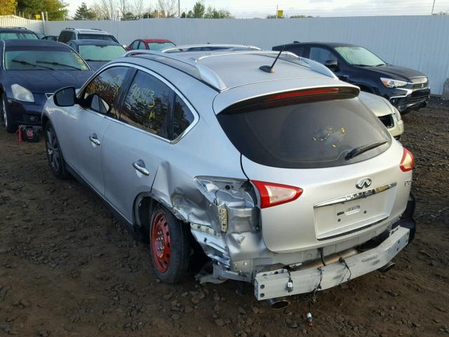 JN1AJ0HR3BM854418 - 2011 INFINITI EX35 BASE SILVER photo 3