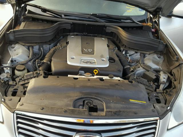 JN1AJ0HR3BM854418 - 2011 INFINITI EX35 BASE SILVER photo 7