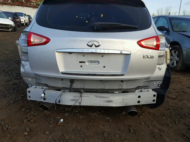 JN1AJ0HR3BM854418 - 2011 INFINITI EX35 BASE SILVER photo 9