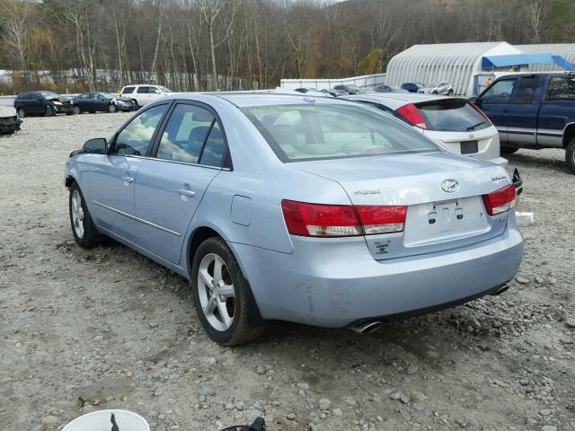 5NPEU46F38H361458 - 2008 HYUNDAI SONATA SE GRAY photo 3