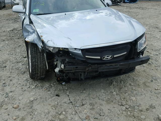 5NPEU46F38H361458 - 2008 HYUNDAI SONATA SE GRAY photo 9