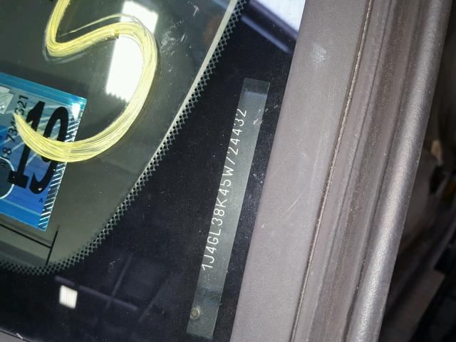 1J4GL38K45W724432 - 2005 JEEP LIBERTY RE GREEN photo 10