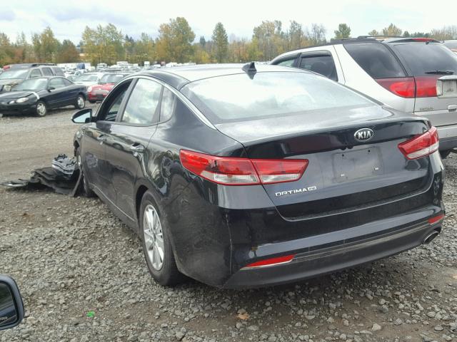 5XXGT4L35GG109260 - 2016 KIA OPTIMA LX BLACK photo 3