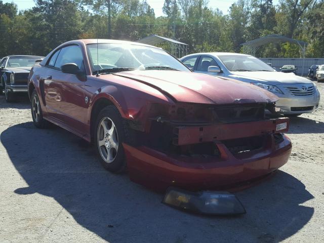 1FAFP40684F191659 - 2004 FORD MUSTANG BURGUNDY photo 1