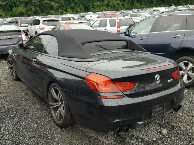 WBSLZ9C52FD651493 - 2015 BMW M6 BLACK photo 3