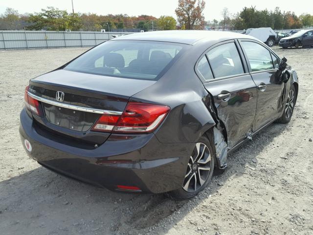 19XFB2F81DE221987 - 2013 HONDA CIVIC EX BROWN photo 4