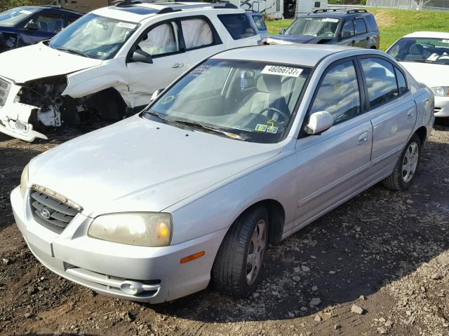 KMHDN46D34U751480 - 2004 HYUNDAI ELANTRA GL SILVER photo 2