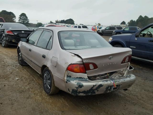 1NXBR12E3YZ405346 - 2000 TOYOTA COROLLA VE TAN photo 3