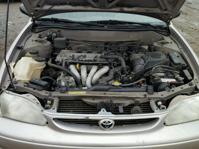 1NXBR12E3YZ405346 - 2000 TOYOTA COROLLA VE TAN photo 7