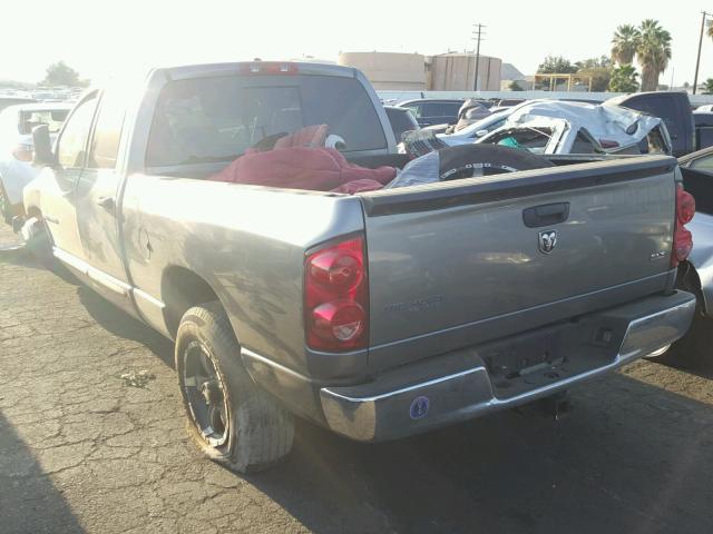 1D7HA18227J510601 - 2007 DODGE RAM 1500 S GRAY photo 3