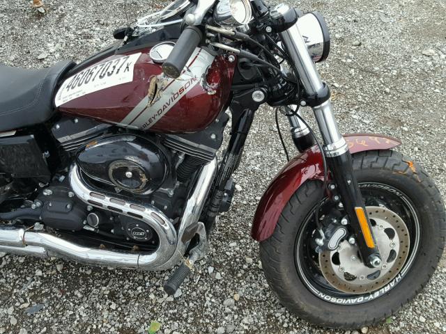 1HD1GYM18FC323073 - 2015 HARLEY-DAVIDSON FXDF DYNA RED photo 9