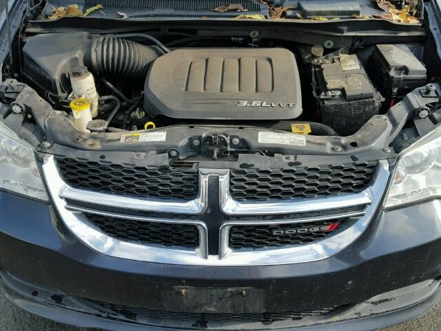 2C4RDGBG8DR703713 - 2013 DODGE GRAND CARA BLUE photo 7