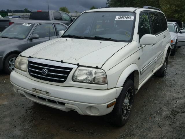 JS3TX92V724112023 - 2002 SUZUKI XL7 PLUS WHITE photo 2