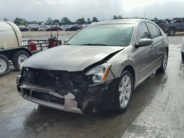 1N4BA41EX7C815635 - 2007 NISSAN MAXIMA SE BROWN photo 2