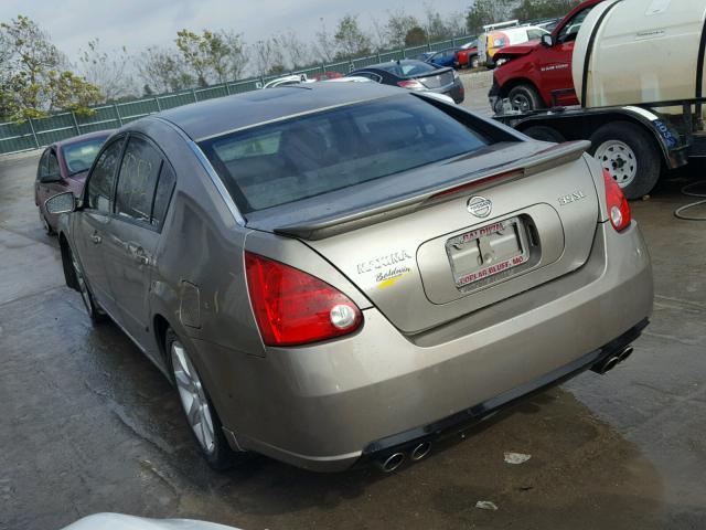 1N4BA41EX7C815635 - 2007 NISSAN MAXIMA SE BROWN photo 3