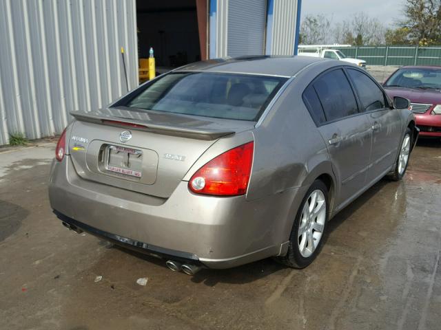 1N4BA41EX7C815635 - 2007 NISSAN MAXIMA SE BROWN photo 4