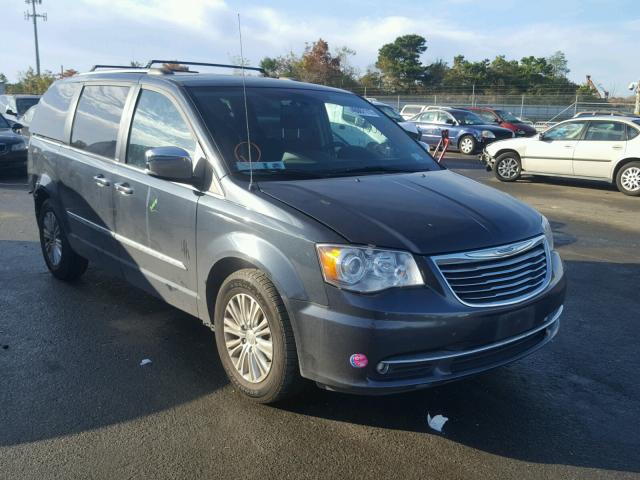 2C4RC1GGXER116102 - 2014 CHRYSLER TOWN & COU BLUE photo 1