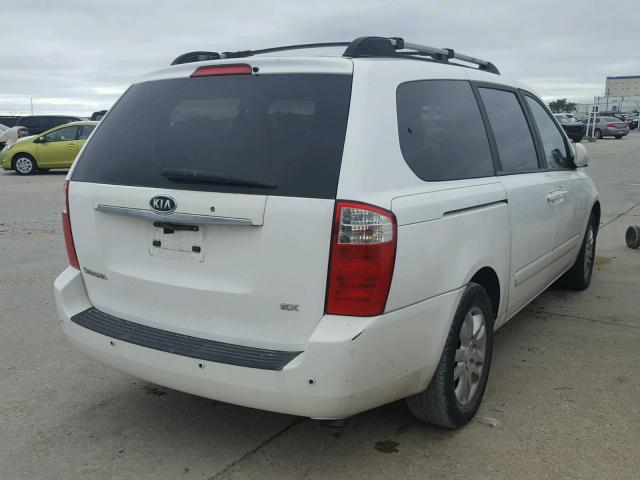 KNDMB233586248959 - 2008 KIA SEDONA EX WHITE photo 4