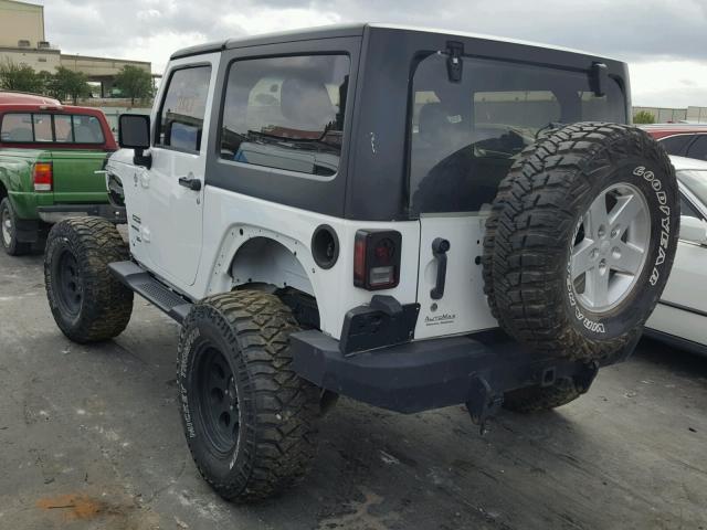 1C4AJWAG5DL688324 - 2013 JEEP WRANGLER S WHITE photo 3