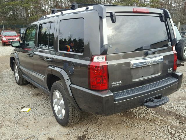 1J8HG58206C141510 - 2006 JEEP COMMANDER GRAY photo 3