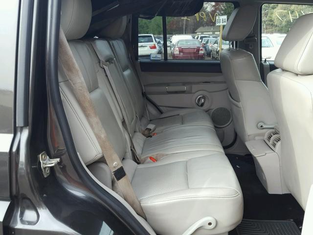 1J8HG58206C141510 - 2006 JEEP COMMANDER ნაცრისფერი ფოტო 6