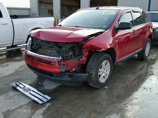 2FMDK4GC5ABB69607 - 2010 FORD EDGE SE RED photo 2