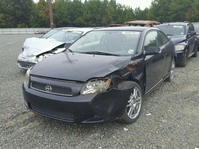 JTKDE177960139329 - 2006 TOYOTA SCION TC BLACK photo 2