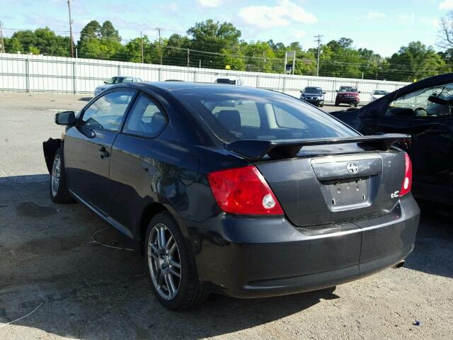 JTKDE177960139329 - 2006 TOYOTA SCION TC შავი ფოტო 3