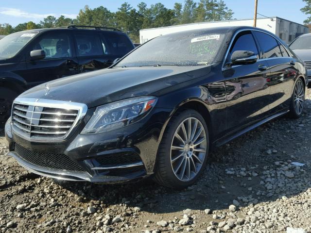 WDDUG8CB8FA121764 - 2015 MERCEDES-BENZ S 550 BLACK photo 2